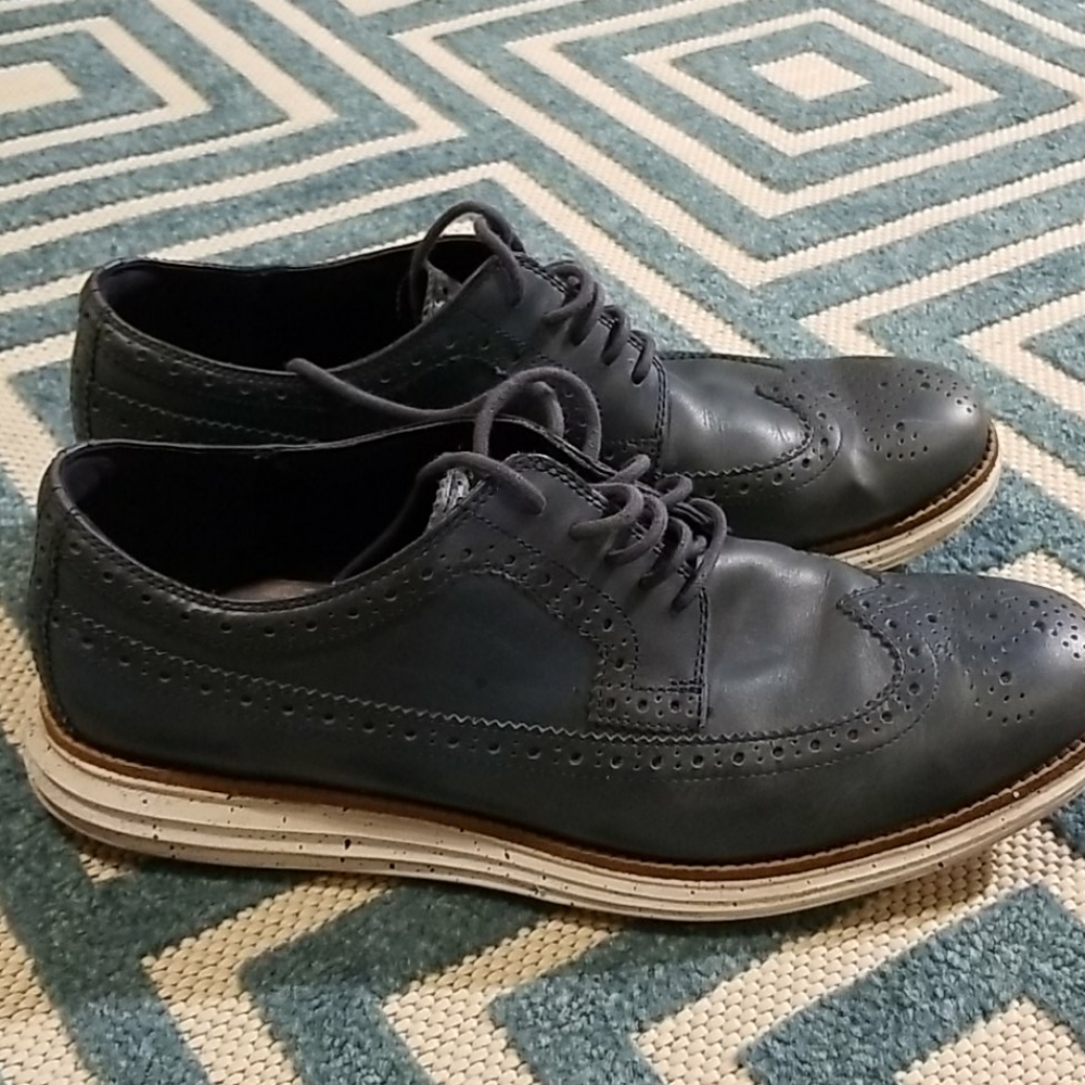 Leather wingtip Cole Haan dress shoes
